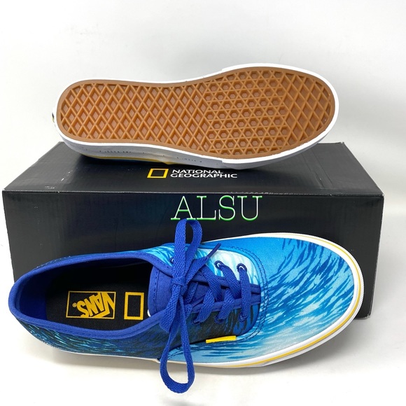 💖MEGA SALE💖VANS National Geographic Shoes Era Blue Women's 5.5 | 6 VN0A2Z5I002 - Picture 3 of 12